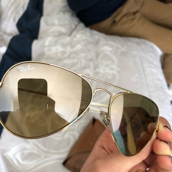 Gold Aviator Ray-Ban - Picture 5 of 5